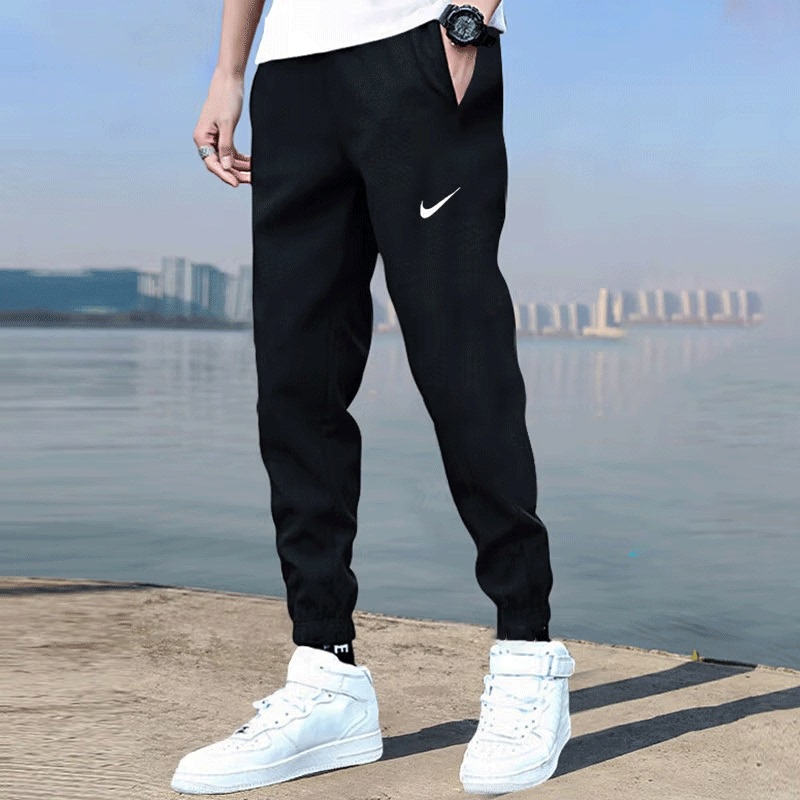 Nike Nike Pants Running Long Pants Genuine Men's Pants Breathable Cotton Slim Pants Sports Pants Autumn New Casual Pants