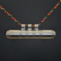 (Brought back from Tianzhu) Seraj made bright light Hayagriva roo Indian silver long blessing talisman