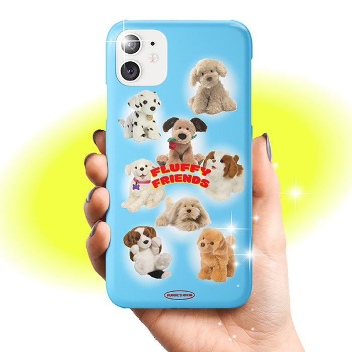 rubbie exclusive phone protective shell plush small animal imd glossy full bag of soft shell anti-fall for iphone
