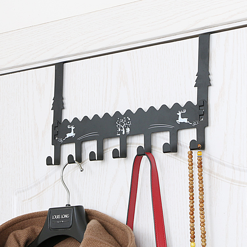 Hanghanger Hanger Bedroom Door Rear Multifunction People Rear-free Rear Hanger clothes hanger Home room clothes Ideas