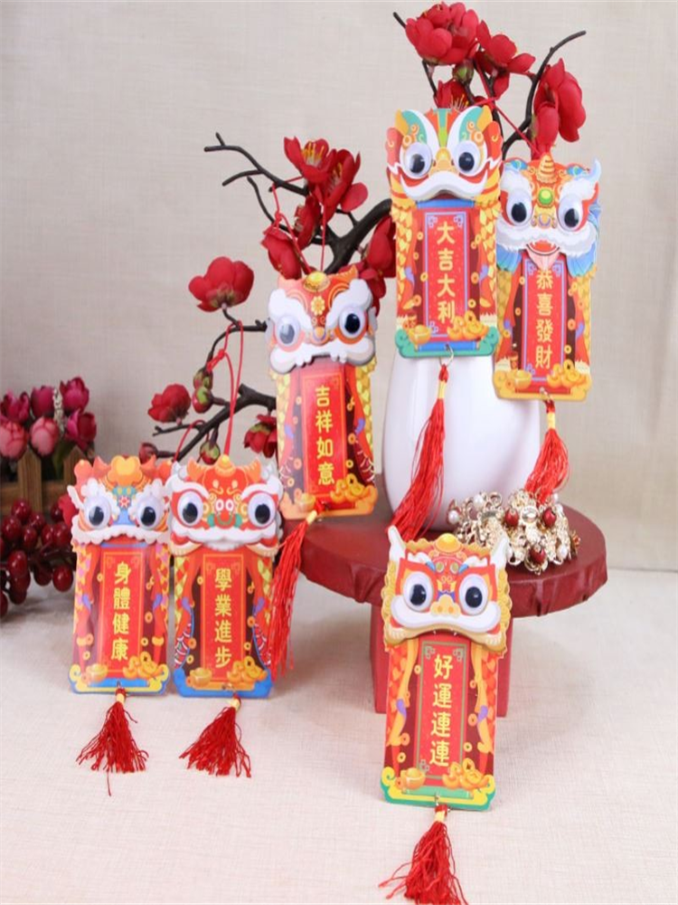 2024 new Chinese New Year Hongbao Lunar New Year Fat Property Tree Bonsai Ideas Creativity Hanging up Festive Atmosphere Arrangement-Taobao