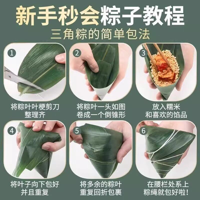 粽叶怎么选才不腥？野生箬竹叶批发真相揭秘！-粽叶-淘宝百科网