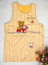 Happy bear double layer thick sleeveless vest thickened velvet autumn and winter adult apron 201922