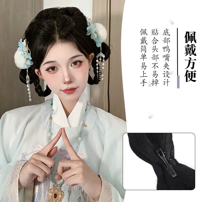 当秋意漫上发梢,古风之美在细节里流转_发包_淘宝美妆网