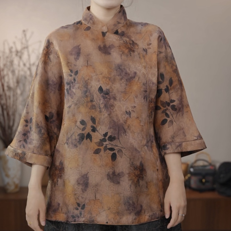 Elegant Jiangnan Xiangyun Silk【Dream】Xiangyun Silk Corner Lace Ladies' Club High-End Custom Clothing