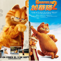 Cantonese animation] Garfield 1 2 live-action version Cantonese HD 2DVD