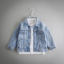 Boys denim jacket 2020 new tide boy clothes boy baby blouses Korean version Childrens spring and autumn denim