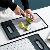 Kumagaya Group Nordic PP Plastic Cutting Board for cutting fruits and vegetables Small chopping board Double-sided package board with handle Mildew cutting board