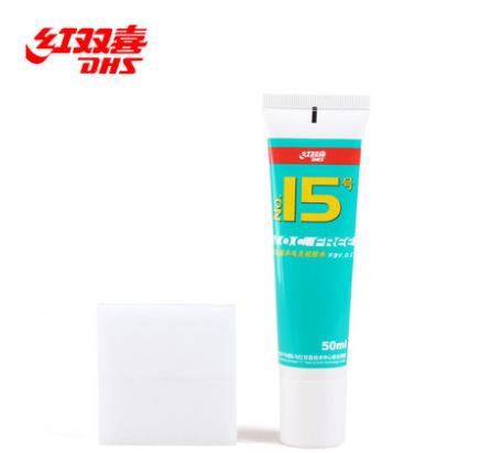 DHS red double joy 50ML ml 15 Number of table tennis non-toxic water soluble inorganic glue adhesive-Taobao