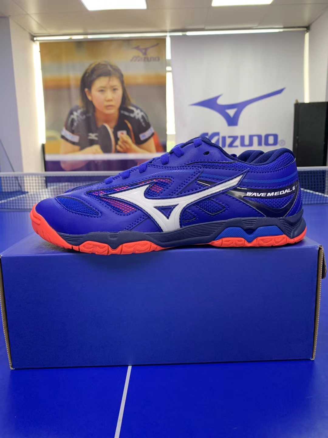 MIZUNO Meijin thick new table tennis sneakers training race shoes WAVE MEDAL6 81GA191520-Taobao