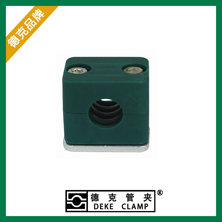 Plastic pipe clamp hydraulic pipe clamp light single-hole inner hexagon marine tubing pipe clamp fixed 38-102mm