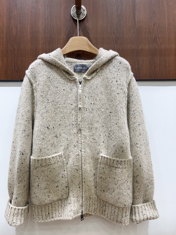 Milk-Like ~ 2026 Winter New Heavy-Duty Cashmere Hooded Zipper Knit Cardigan Jacket Women's Sweater Milk-Like ~ 2026 Winter New Heavy-Duty Cashmere Hooded Zipper Knit Cardigan Jacket Women's Sweater