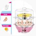 nồi hấp 2 tầng bằng điện Máy hấp trứng đa chức năng Máy đánh trứng phòng ngủ sinh viên chống khô tạo tác hấp trứng nhà quạt trứng bánh tart ăn sáng - Nồi trứng nồi hấp nhỏ Nồi trứng