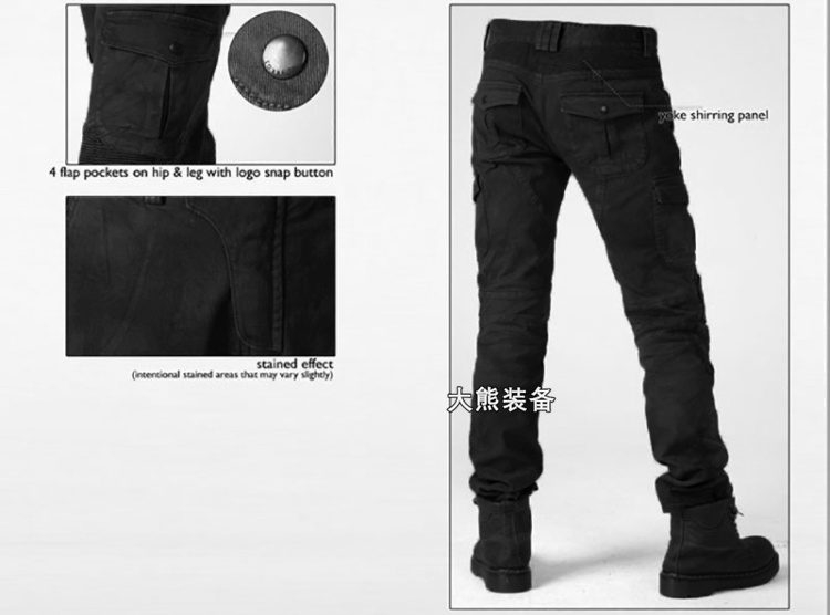 Quần xe máy cưỡi quần jeans chống ngã xe máy đầu máy hiệp sĩ thiết bị quần đua bốn mùa nam nữ đồ bảo vệ đầu gối