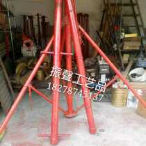 Foshan lion dance performance training high pole is 5 to 5 meters 5