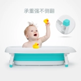 Детская складная большая ванна с сидением для домашнего использования для новорожденных, увеличенная толщина