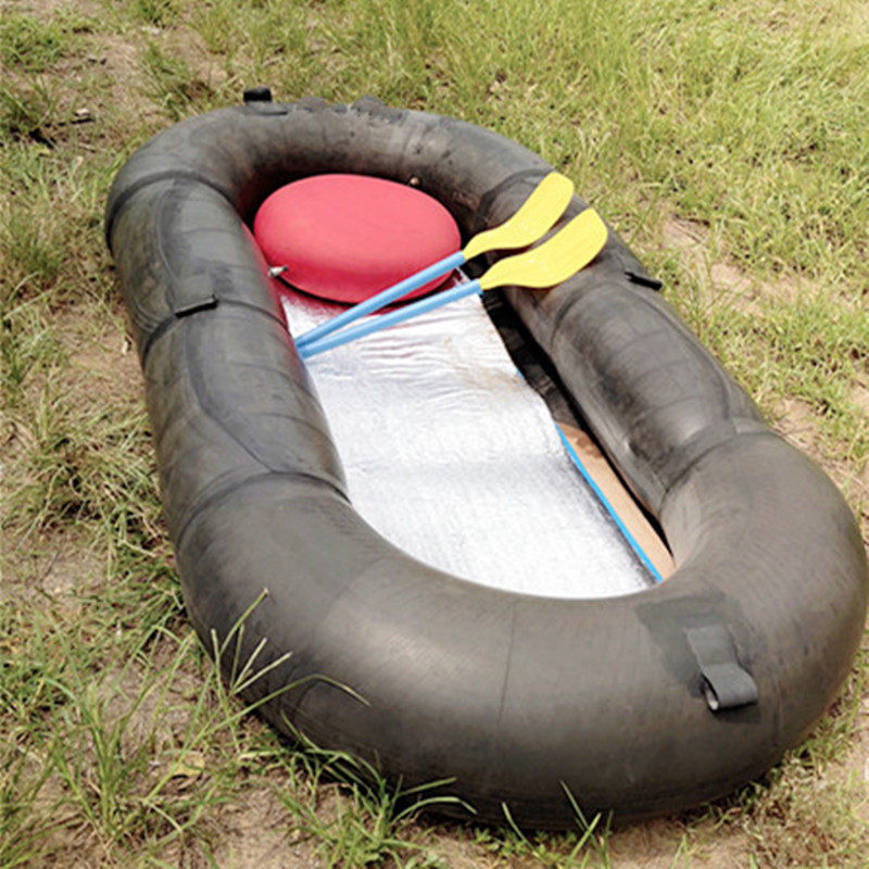 Rubber boat thickened rubber boat fishing boat plastic boat scooter kayak fishing boat single-person homemade tire ship