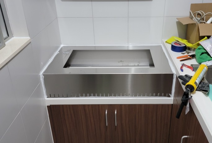 Gas stove bracket 304 stainless steel stove base table without drilling