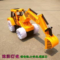 Baby children Electric digging machine toy car excavator girl engineering car boy toy educational birthday gift