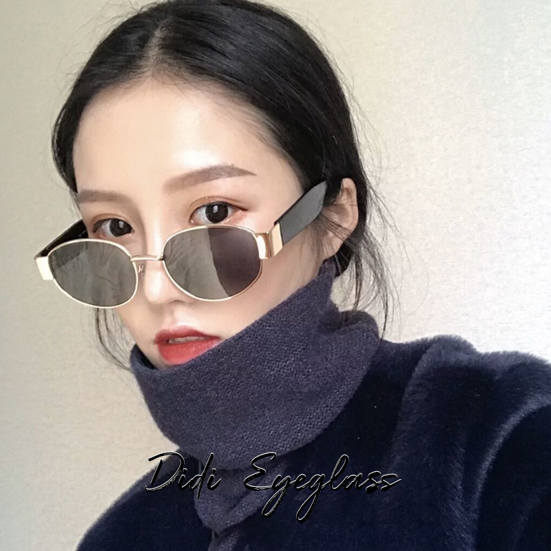 2020 European and American Style Trendy Sunglasses, Fashion Show ins Oval Sunglasses, Retro Harajuku Style for Men and Women, Unique Styling