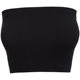 Bra-wrapped black tube topwear strapless underwear for women, anti-exposure inner top, can be wear outside, vest new style 2021 hot style