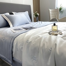 Summer ice silk summer cool by washable air conditioning by four sets of summertime washed genuine silk cool and thin quilt