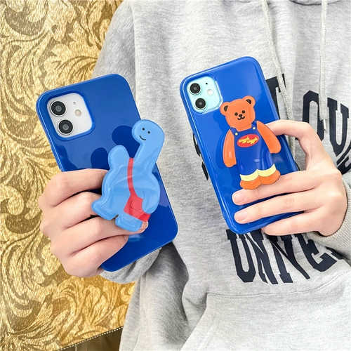 Подушка безопасности, брендовая милая трубка, телескопический портативный динозавр, кольцо, с медвежатами, делается под заказ