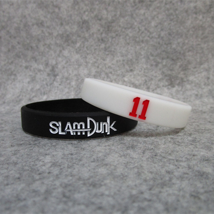 Slam Dunk Ryuukawa Sakuragi Đường hoa Mitsui Shougong Ben Silicone Vòng đeo tay thể thao sáng bóng Vòng đeo tay - Vòng đeo tay Clasp vòng tay đẹp
