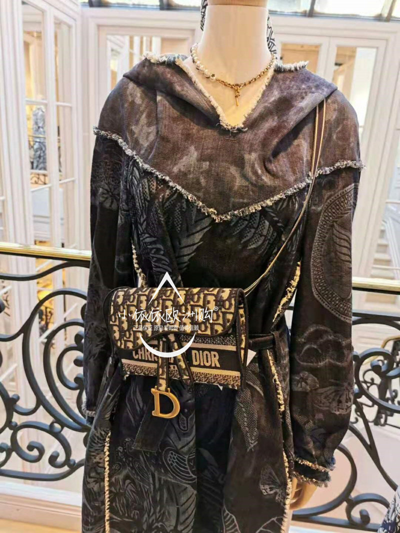 Europe Dior Dior's new women's bag inclined satchel flip flopping old WOC 100 lap S5647CRIW