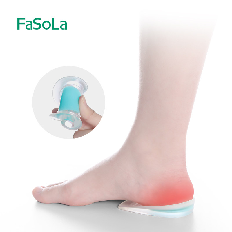 Heel cushion heel pain insole ultra soft silica gel thickened damping and tendinitis foot heel pain stop without tiring