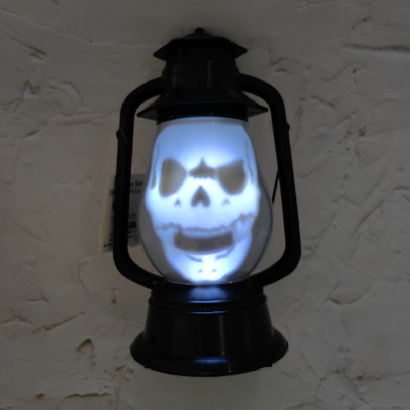 Halloween Ghost Festival Props Bar Film Prank Horror Sound-Controlled Lantern Skull Stage Performance Creativity
