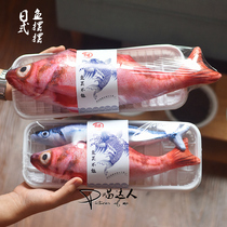 Japanese-style catnip fish set Takeaway packaged catnip fish toy Cat sleep with young adult cat funny cat toy