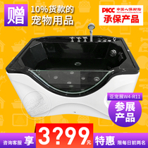 Pet spa bath pool acrylic large dog commercial dog bath tub pet spa machine