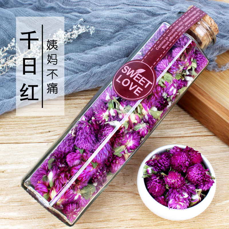 Thousands Day Red Flowers Tea Thousands Day Red Tea Thousands Day Purple Tea Thousands of Dried Flowers And Grass Tea Beauty Whitening Tea Bubble Water