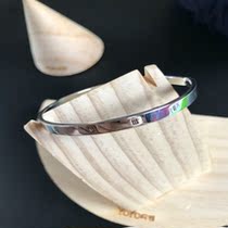 Yoyo home foot silver 999 fashion big Fan bracelet Roman Numerals