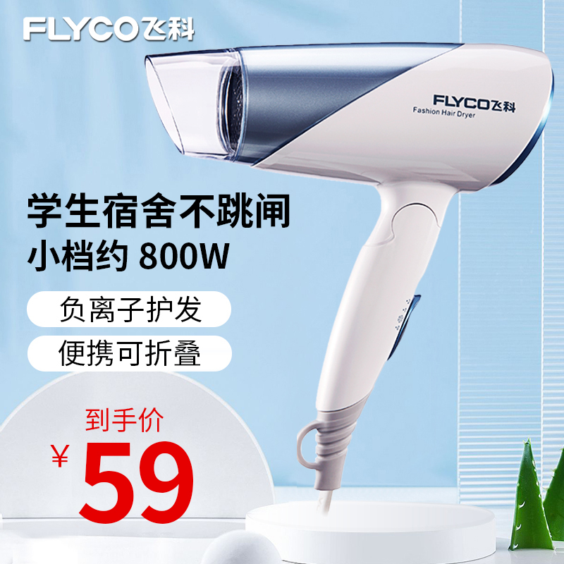 Feike electric hair dryer home negative ion hair care men power small dormitory with students 800W or less girls model