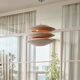 Nordic Creative Chandelier Simple Restaurant Living Room Bedroom Aisle Cafe Bar Warm Romantic Decorative Fabric Lamp