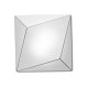 Aisle lamp corridor wall lamp Internet celebrity popular Italian modern minimalist living room bedroom square fabric wall lamp