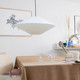 Japanese-Style Modern Living Room, Bedroom, Dining Room Lamp, B&B, Tea Room, Hotel, Nordic Style, Wabi-Sabi, High-End Fabric Pendant Light