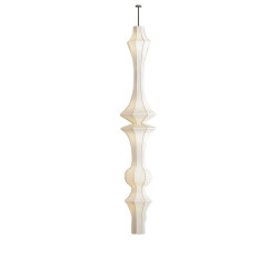 Japanese Restaurant Chandelier, Guesthouse Bar Counter Long Silk Lamp, Wabi-Sabi Style Bedroom Floor Lamp, Designer Cream Lamp