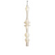 Japanese restaurant chandelier B&B bar long silk lighting wabi-sabi style bedroom floor lamp designer cream lamp