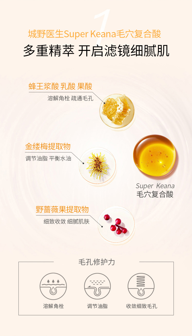日本 Dr.Ci:Labo 城野医生 毛孔细致维C焕活精华 40mL 图3