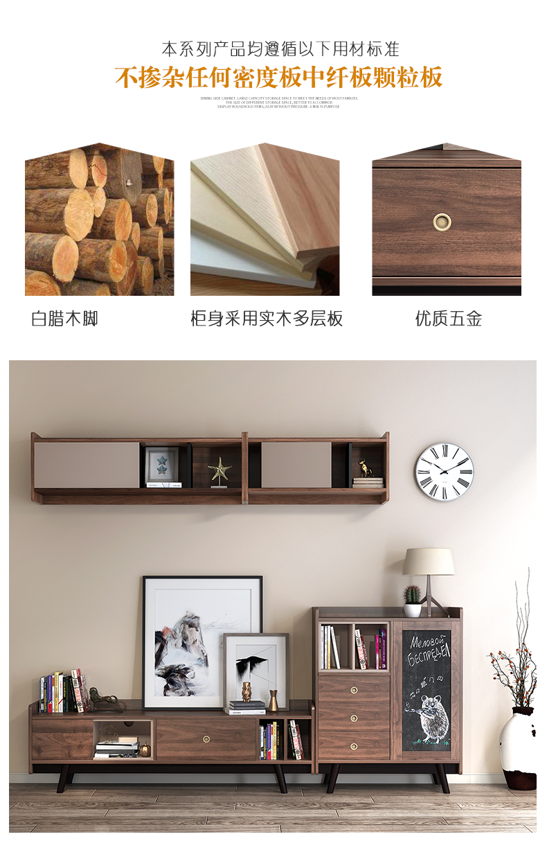 Tủ tivi Bắc Âu Bàn cà phê tối giản hiện đại Tủ tivi đặt căn hộ nhỏ phòng khách mini phòng ngủ tủ - Buồng tủ nhựa ngăn kéo 5 tầng