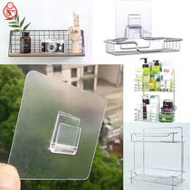 Bathroom shelf paste strong trace-free sticker adhesive hook free of punch