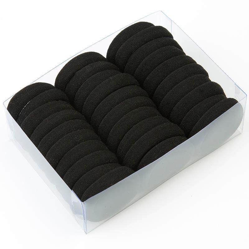 High elastic simple hair ring Rubber band hair ring Female tie hair black rubber band Children tie hair rope Durable and unique