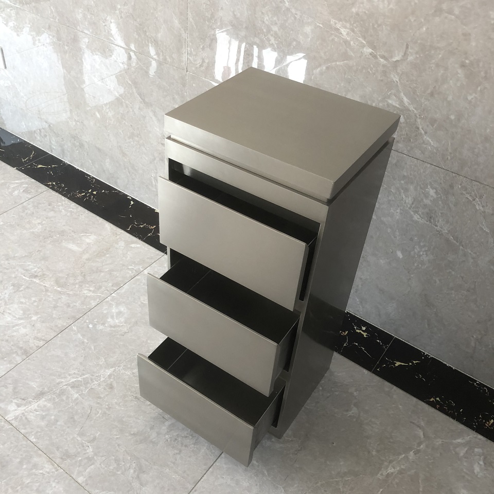 Hairdressers Tool cabinet Stainless Steel Beauty Hair Tool Cabinet Hair Salon Special Tool Bench Containing cabinet with drawer