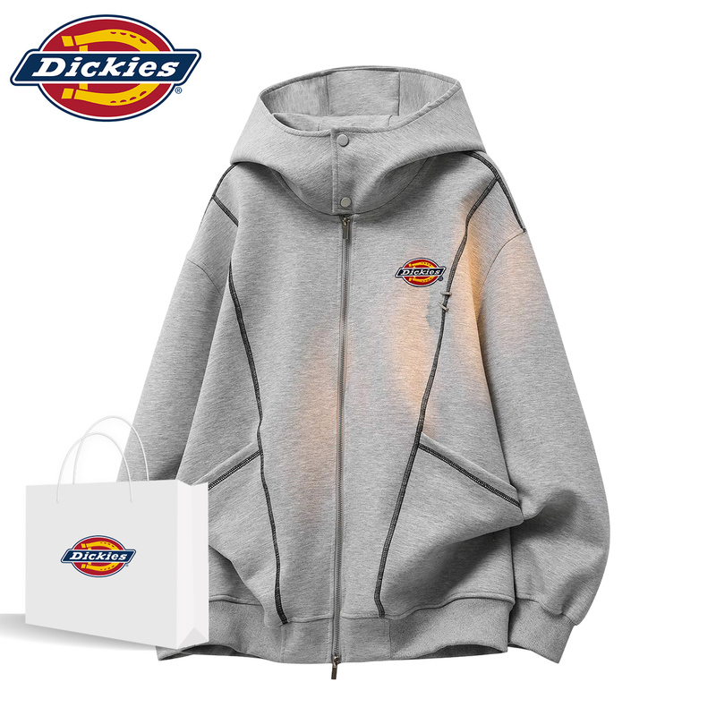 Dickies Official Authentic American Style 2026 New Men's Spring and Autumn Clothing Couple's Trendy Brand Sweatshirt Hooded Cardigan Jacket Dickies Official Authentic American Style 2026 New Men's Spring and Autumn Clothing Couple's Trendy Brand Sweatshirt Hooded Cardigan Jacket