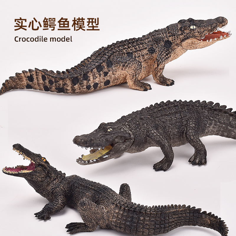 Children's Toys for Boys, Realistic Crocodile Model, Alligator, Nile Crocodile, Short-Snouted Crocodile, Giant Crocodile, Small Crocodile, Big Crocodile
