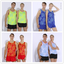 Training Tracksuit Suit Vest Shorts Shorts Marathon Running Speed Dry Racing sports uniforms for male and female students