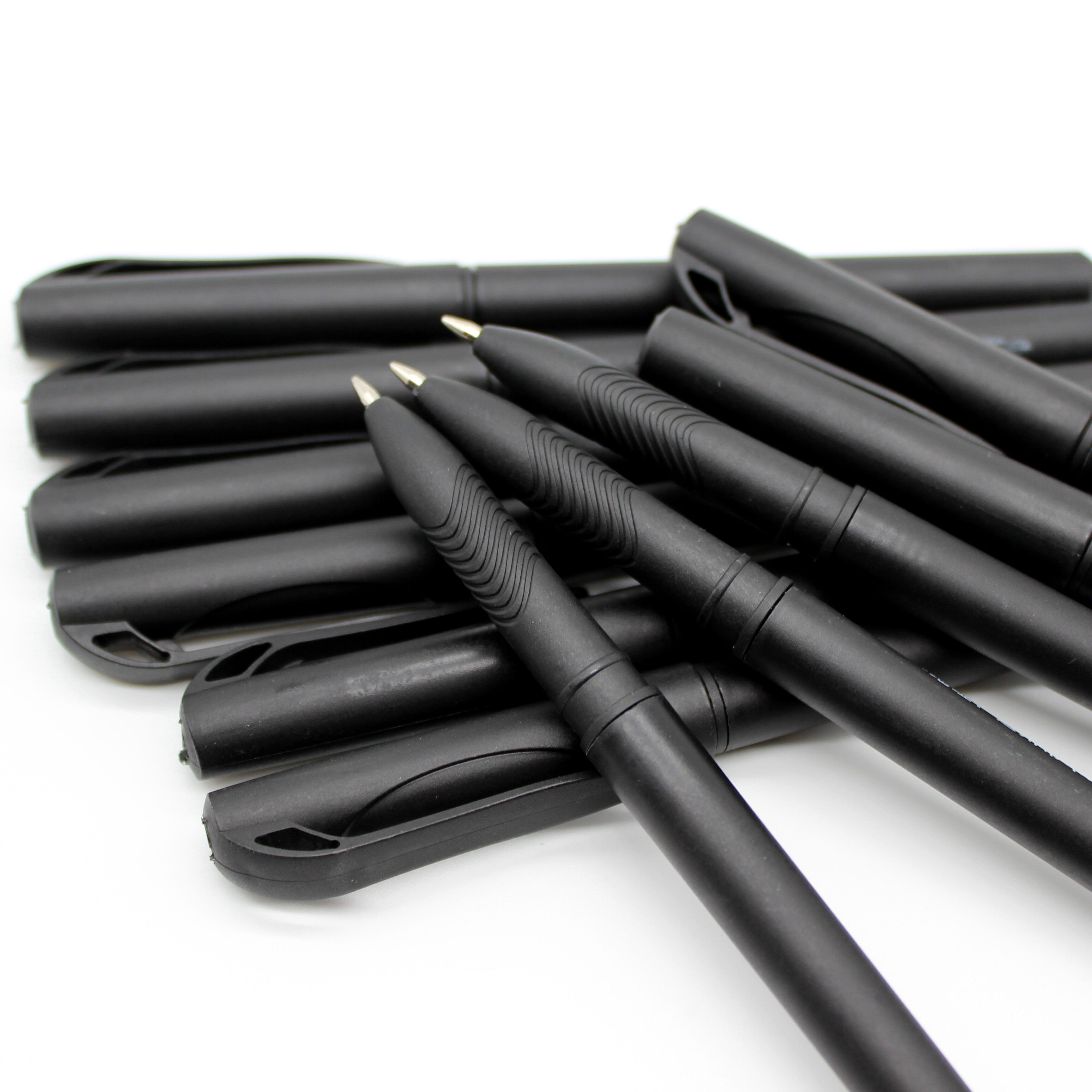 (Customizable) medium pen 0 office 5 pen black water-based pen frosted in bulk wholesale
